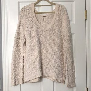 Free People Cream Sweater!